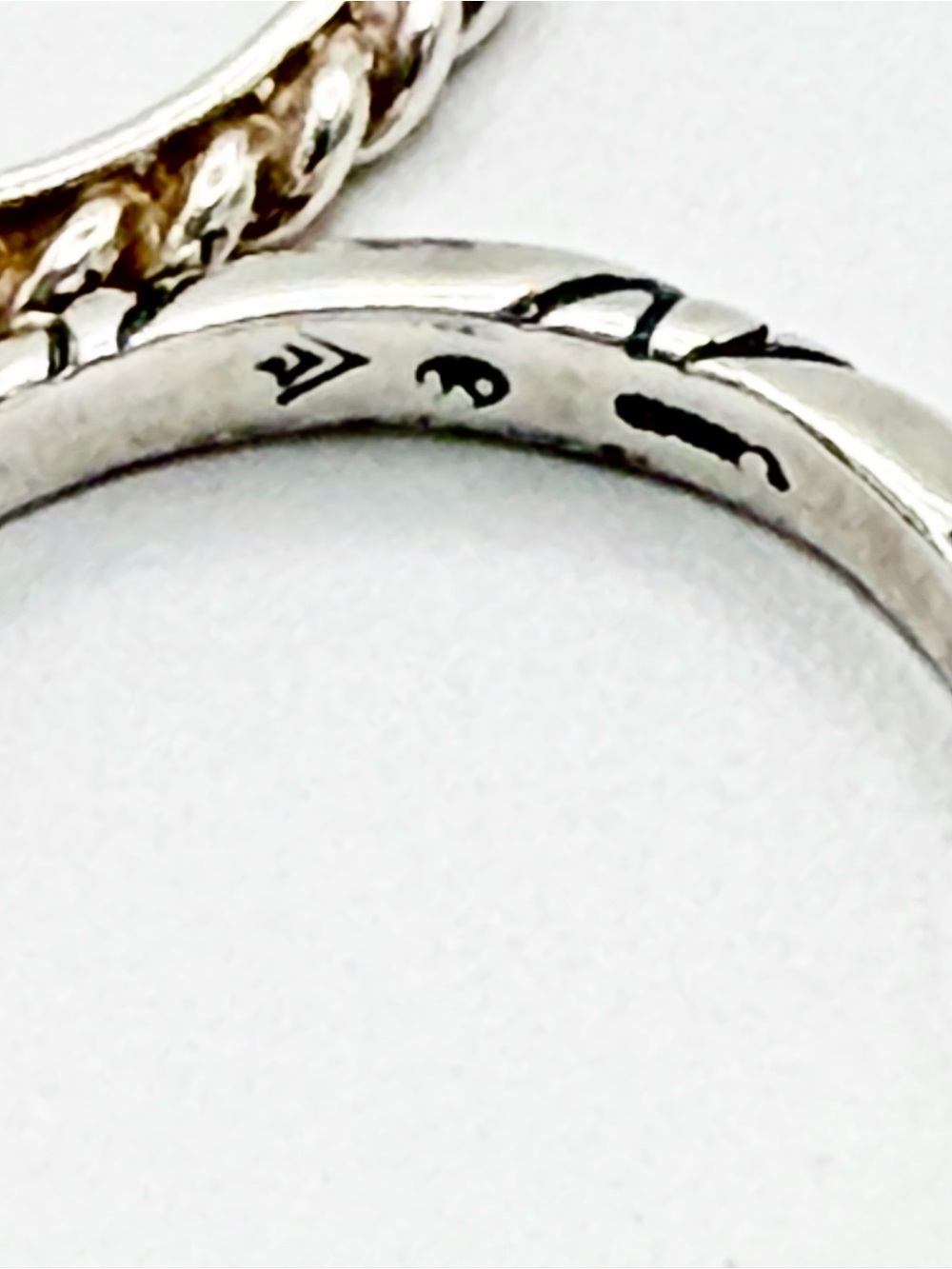 Silpada Sterling Silver “STACKS OF PLENTY” Set of 5 Unique Stacking Rings - Picture 7 of 15